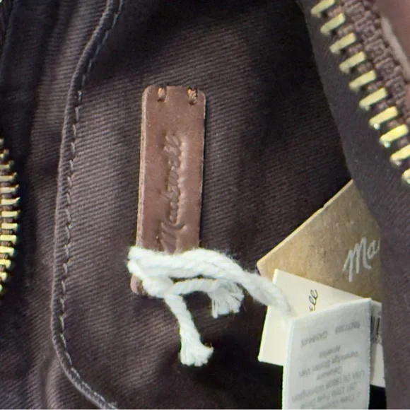 NWT Madewell Chocolate Raisin Weave The Puff Crossbody Bag - Picture 3 of 8